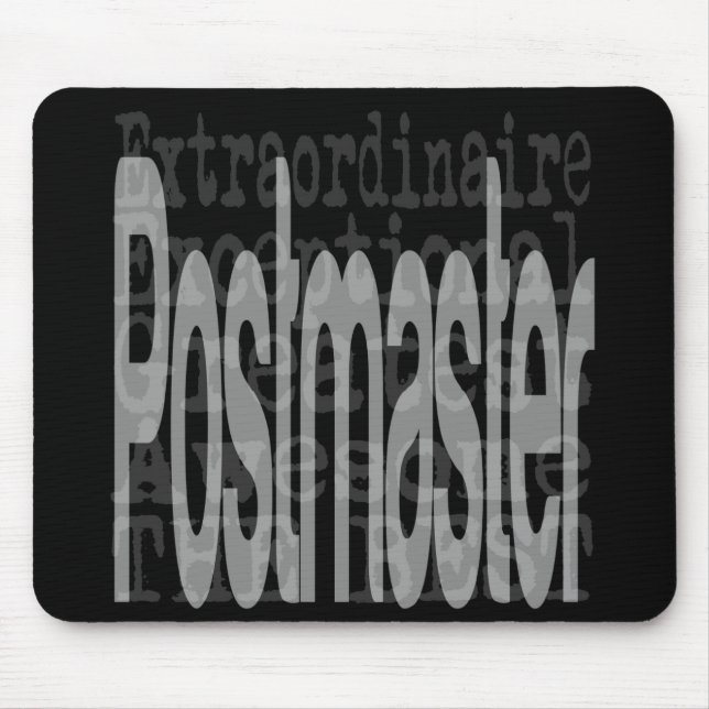 Postmaster Extraordinaire Mouse Mat (Front)