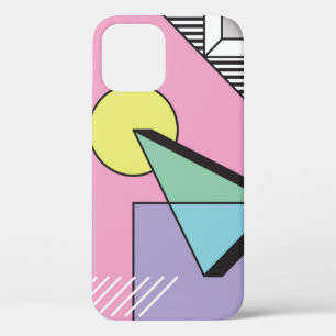 Postmodern Geometric: Abstract Composition iPhone 12 Case