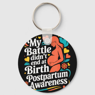Postpartum depression mother mama maternal mentalP Key Ring