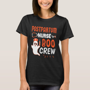 Postpartum Nurse Halloween Witch Hat Nursing App T-Shirt