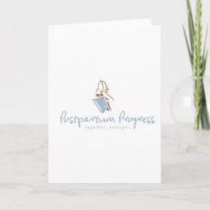 Postpartum Progress® Warrior Mum® Stationery Thank You Card