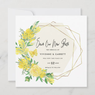 Postponed Wedding New Date Wedding Save The Date