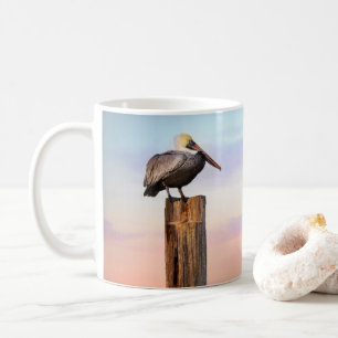 Posts & a Pelican Fort Myers Beach, Florida Coffee Mug