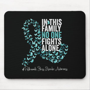 Posttraumatic Stress Disorder Awareness Month Teal Mouse Mat