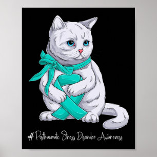 Posttraumatic Stress Disorder Awareness Month Teal Poster