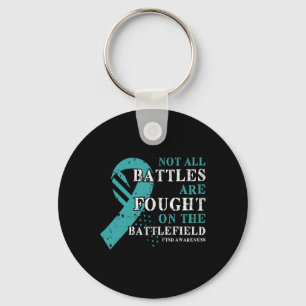 Posttraumatic Stress Disorder Awareness Veteran Su Key Ring