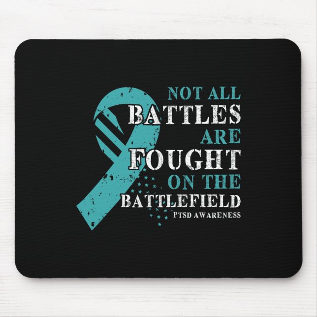 Posttraumatic Stress Disorder Awareness Veteran Su Mouse Mat (Front)