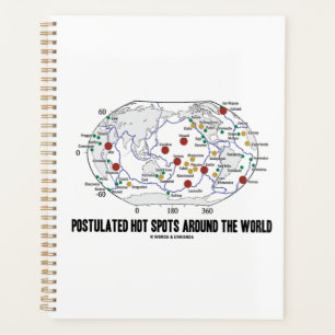 Postulated Hot Spots Around The World Geology Planner