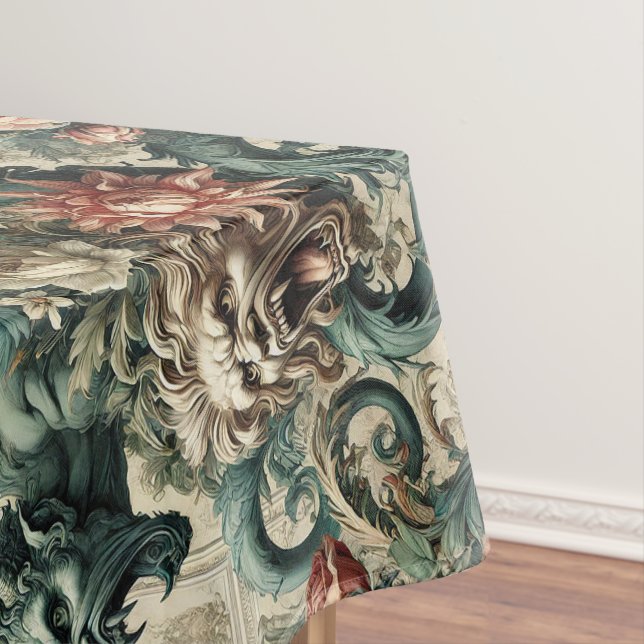 Posture of Perdition – Gothic Large Pattern Tablecloth (In Situ)