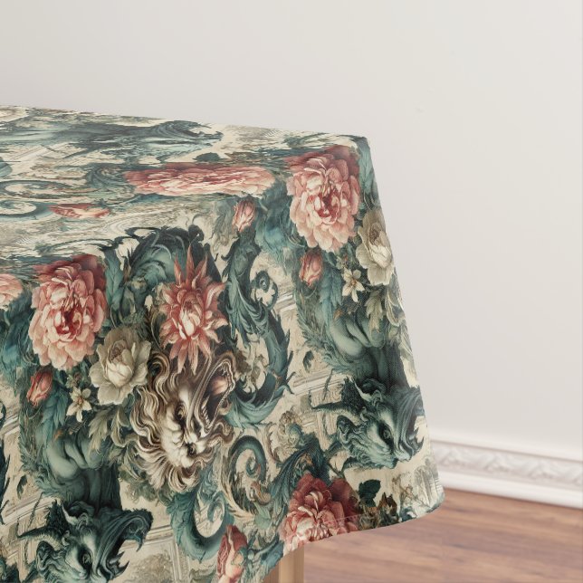 Posture of Perdition – Gothic Medium Pattern Tablecloth (In Situ)