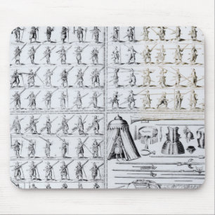 Postures for Musketeers and Pikemen Mouse Mat