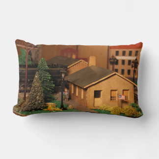 Postwar Lionel Trains and Town Pillow