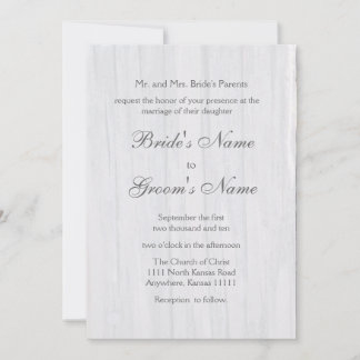 Postwood  Bridal's Bouquet Wedding Invitation