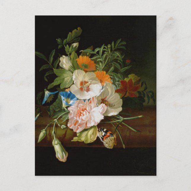 Posy of Flowers by Rachel Ruysch Postcard (Front)