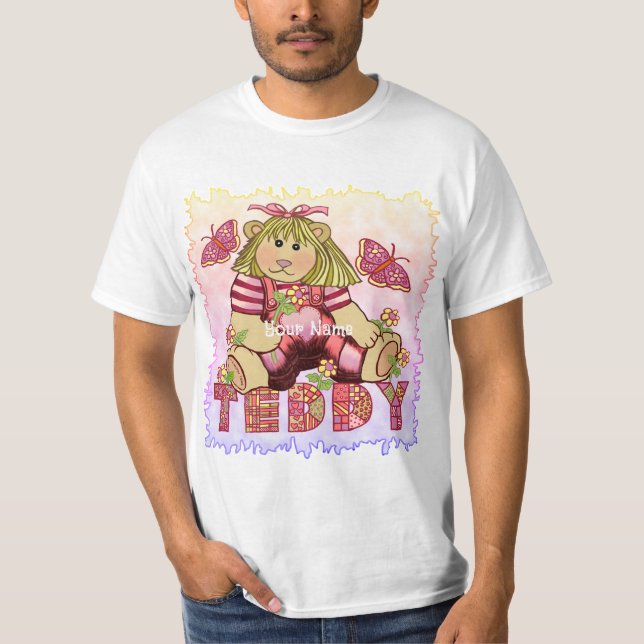 Posy Teddy Bear  T-Shirt (Front)