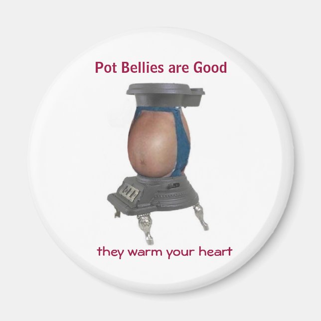 Pot Belly Magnet (Front)