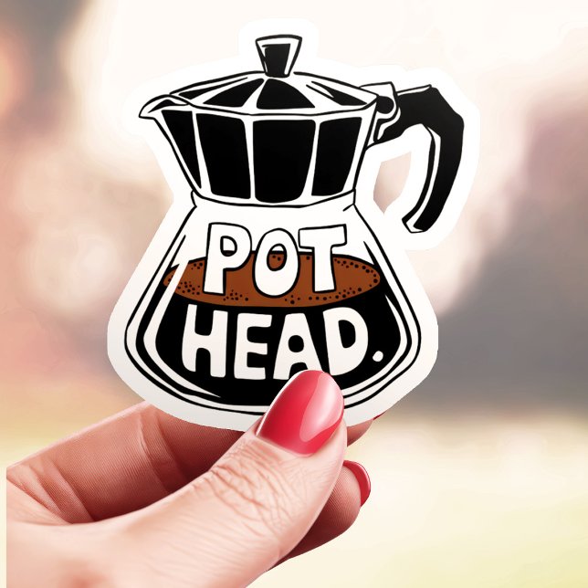 Pot Head Coffee Lover Vinyl (Creator Uploaded)