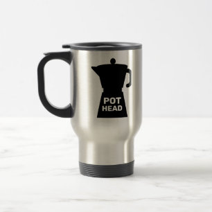 POT HEAD FUNNY COFFEE TRAVEL MUG