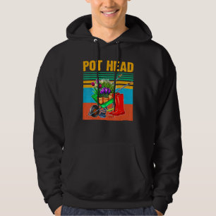 Pot Head Gardening Gardening Planters Hoodie