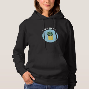 Pot Head Potted Plant Cool Gardeners Succulent Hoodie