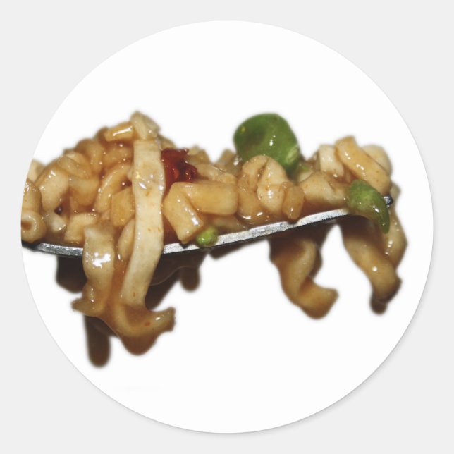Pot Noodle Classic Round Sticker (Front)