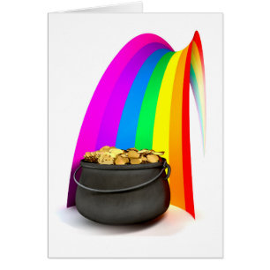 Pot O' Gold At The End Of A Rainbow