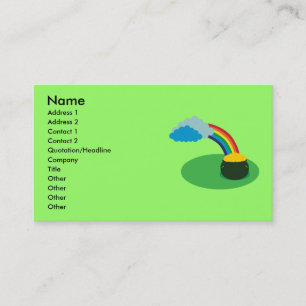 Pot of Gold Business Cards