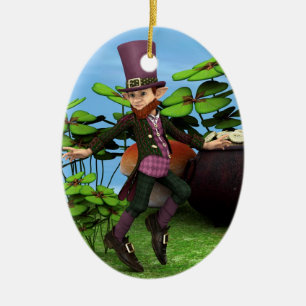 Pot of Gold Ceramic Tree Decoration