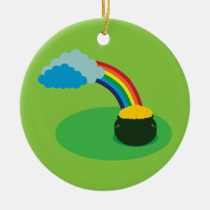 Pot of Gold Ceramic Tree Decoration