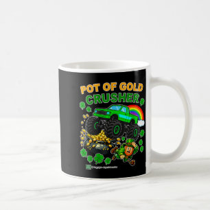 Pot of gold crusher monster truck st. patrick’s da coffee mug
