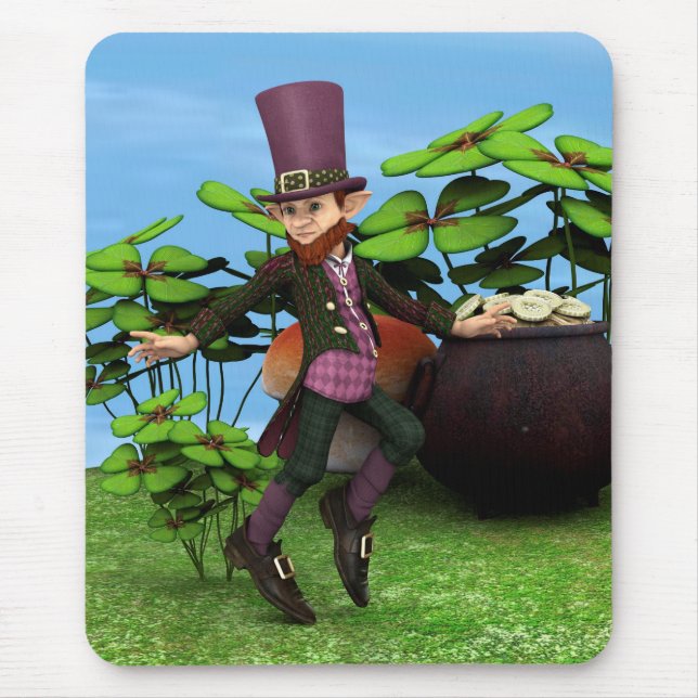 Pot of Gold Mouse Mat (Front)