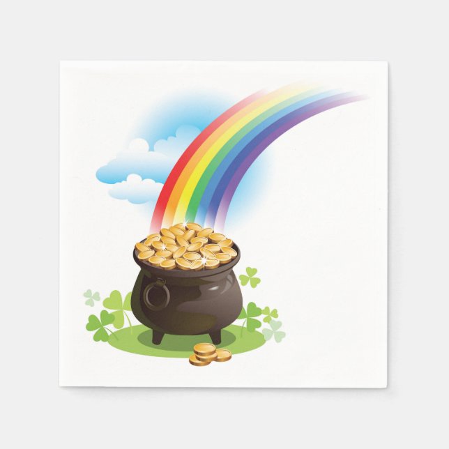 Pot of Gold Napkin (Front)