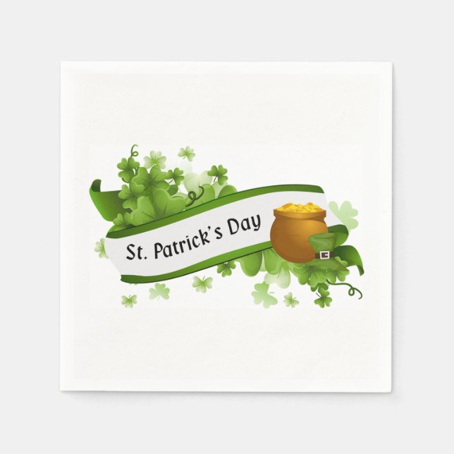 Pot of Gold Napkin (Front)