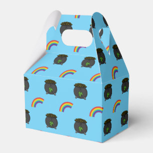 Pot of Gold Rainbow Cartoon Favour Box