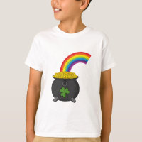 Pot of Gold Rainbow Cartoon