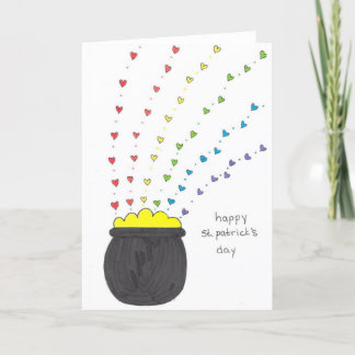 Pot of Gold St. Patrick's Day Folding Card