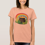 Pot of Gold t-shirt<br><div class="desc">Colorful St. Patrick's Day t-shirt, with a pot of gold at the end of the rainbow! Looks great on white or black t-shirts, for adults or children!</div>