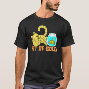Pot Of Gold Underwater Goldfish Fish Aquarist Fish T-Shirt