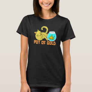 Pot Of Gold Underwater Goldfish Fish Aquarist Fish T-Shirt