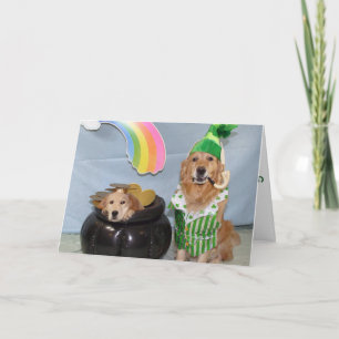 Pot of Golden for St. Patrick's Day Card