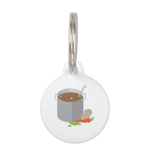 Pot Of Soup Pet Tag
