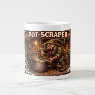 Pot Scraper Icelandic Yule Lad  Large Coffee Mug