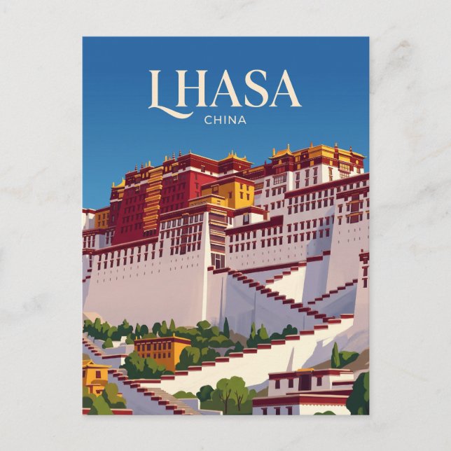 Potala Palace China Postcard (Front)