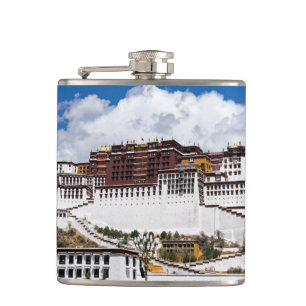 Potala palace in Lhasa - Tibet Hip Flask