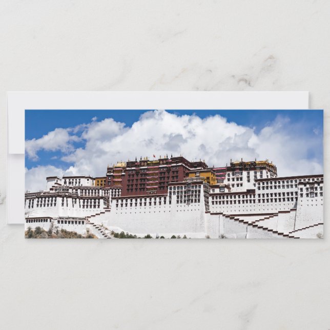 Potala palace in Lhasa - Tibet Invitation (Front)