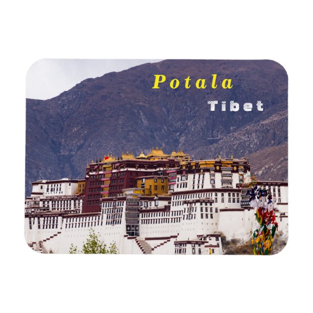 Potala palace in Lhasa - Tibet Magnet (Horizontal)