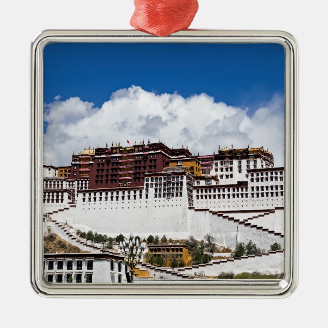 Potala palace in Lhasa - Tibet Metal Tree Decoration (Front)