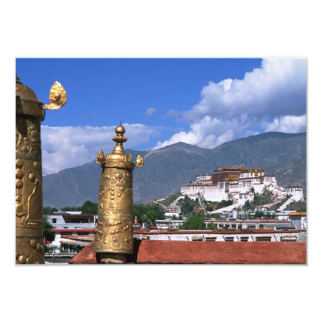 Potala Palace in Lhasa, Tibet taken from Photo Print (Front)