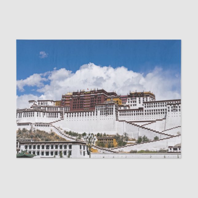 Potala palace in Lhasa - Tibet Tissue Paper (Front)