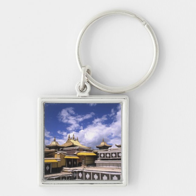 Potala Palace inside with steeples at the home Key Ring (Front)